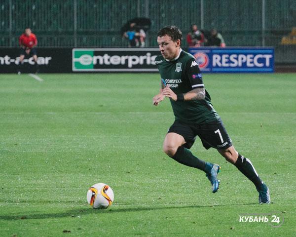 Футболист «Краснодара» Мамаев на второй минуте матча забил гол «Боруссии»