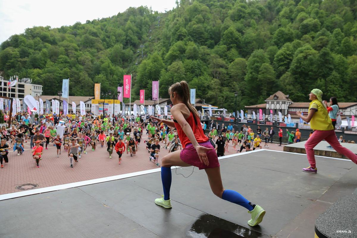 Международный фестиваль бега Rosa Run в горах Сочи
