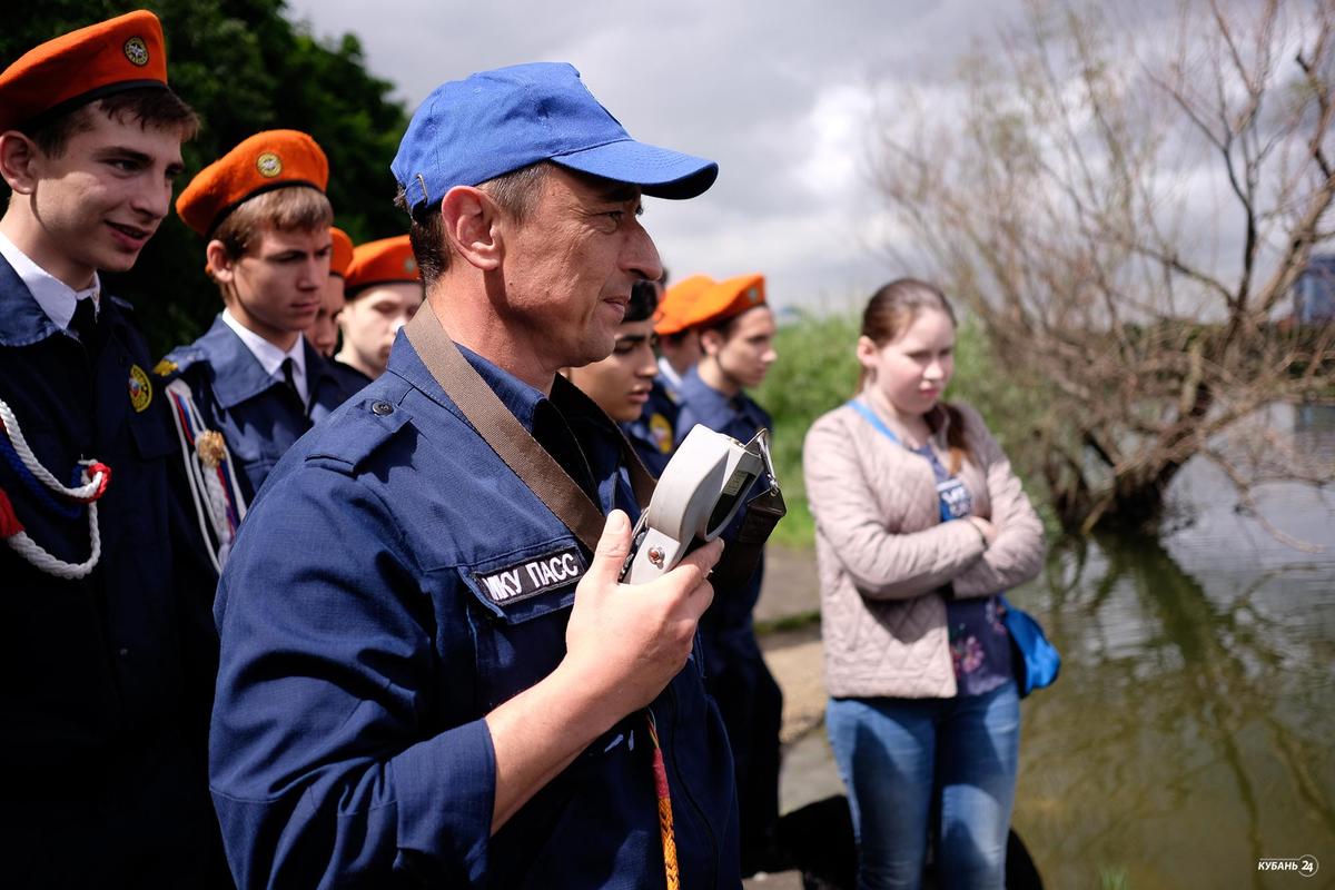 Учения «Службы спасения» на Покровских озерах в Краснодаре