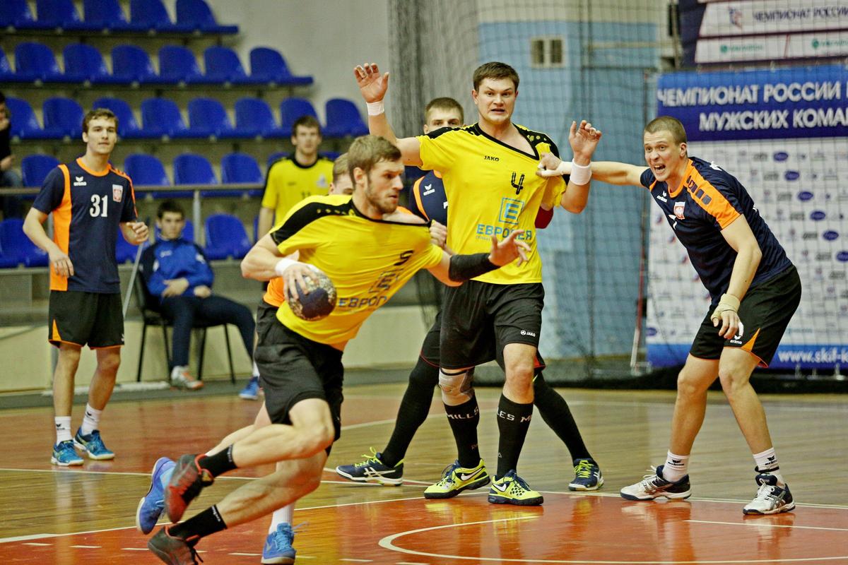 В 17-м туре гандбольной Суперлиги в Краснодаре сыграли СКИФ и «Динамо»