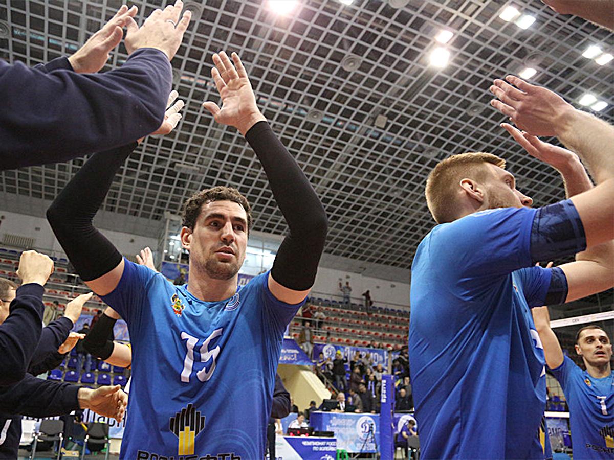 Волейболисты «Динамо Краснодар» вышли на предпоследнее место в турнирной таблице Суперлиги