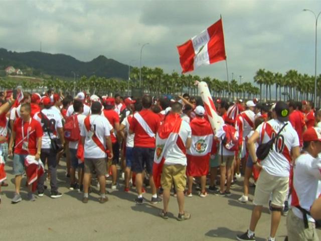 Футбольный праздник по случаю победы Перу в Сочи длился до утра
