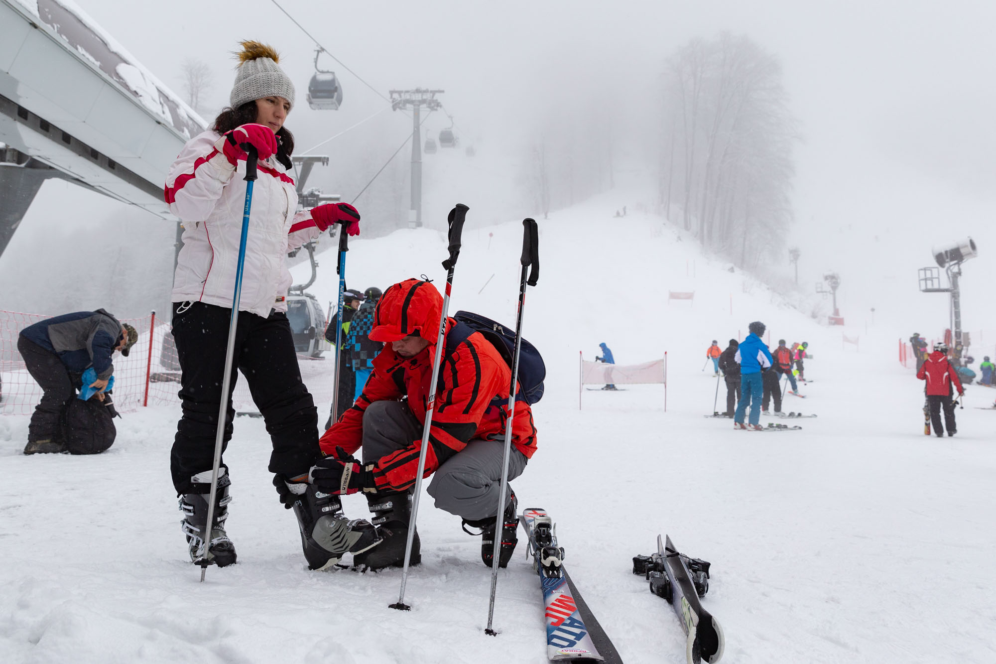 Открытие горнолыжного сезона на сочинском курорте «Роза Хутор»