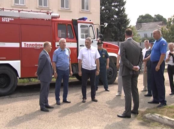 В Динском районе прошли контрольные мероприятия по пожарной безопасности