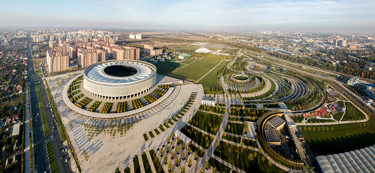 «Краснодар» и высшая лига футбольных стадионов мира