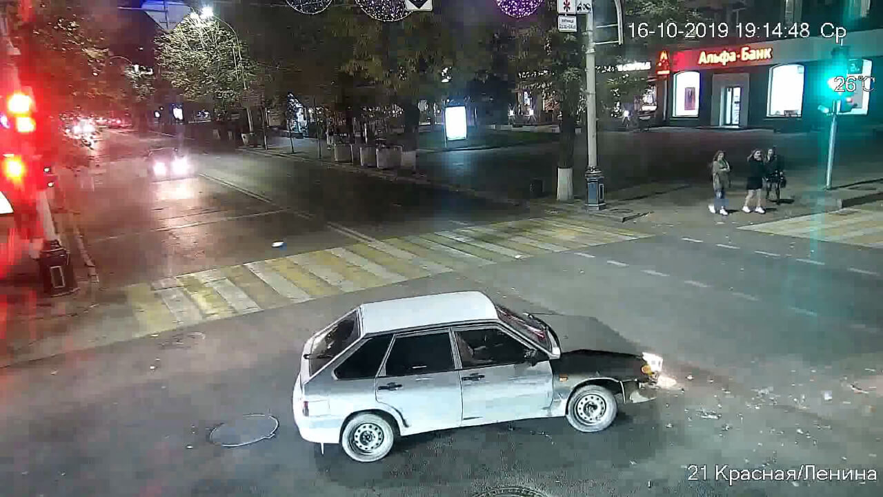 Видео ДТП в Краснодаре за 16.10.19