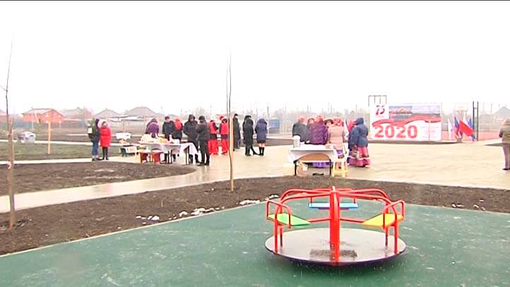 Парк 75-летия Великой Победы в Красноармейском районе построили за пять месяцев
