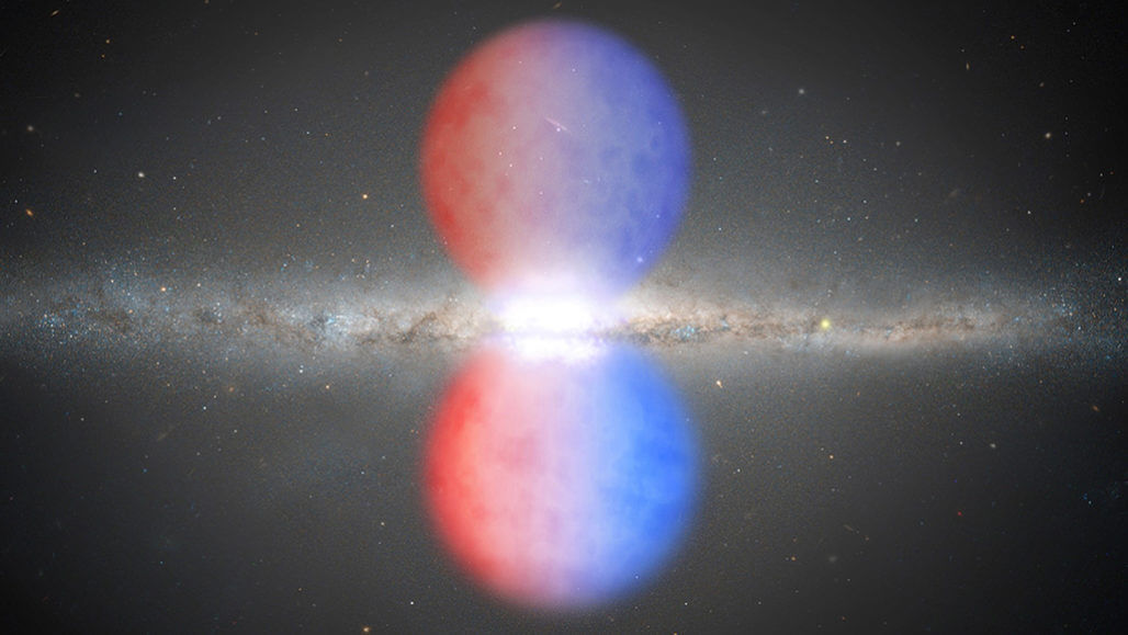 Ученые обнаружили пузыри Ферми, которые помогут понять природу темной материи