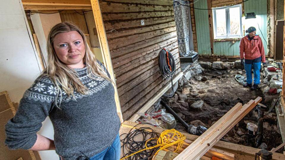 Норвежцы во время ремонта обнаружили под своей спальней могилу древнего викинга