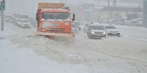 В Адыгее в связи со снегопадом ввели режим повышенной готовности