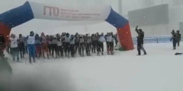 В Сочи более 200 человек приняли участие в гонке «Лыжня Кубани»