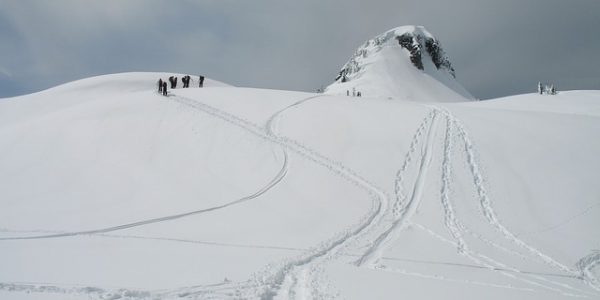В горах Сочи продолжаются снегопады