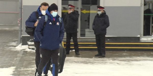 Игроки ФК «Динамо» (Загреб) прилетели в Краснодар