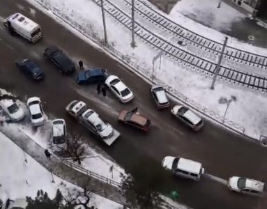 Краснодар из-за непогоды вечером сковали 10-балльные пробки