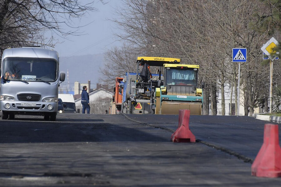 В Новороссийске выполнили около 37% работ по дорожному нацпроекту