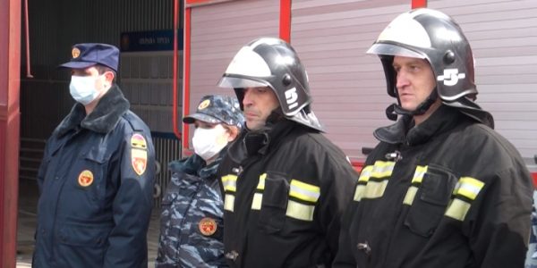 Министр ГО и ЧС края проверил самую отдаленную пожарную часть в Горячем Ключе