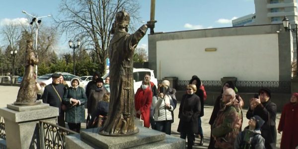 В Краснодаре прошла пешеходная экскурсия, посвященная Александру Невскому