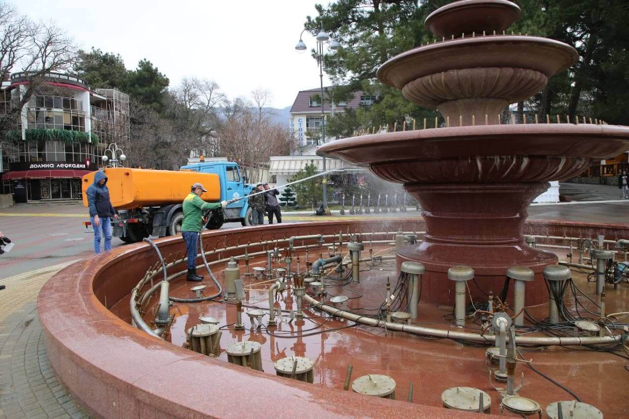 В Геленджике фонтаны будут работать круглый год