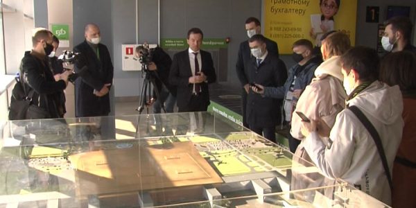 В Краснодаре представили макет нового аэровокзального комплекса