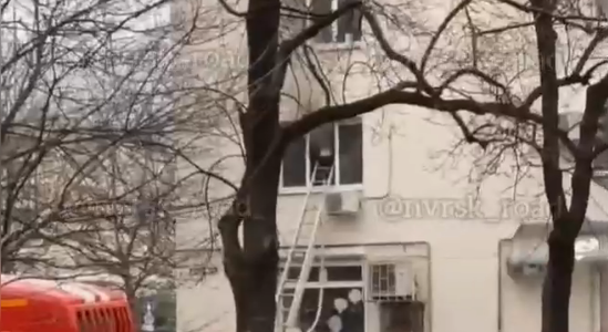 В Новороссийске при пожаре в квартире пострадал один человек