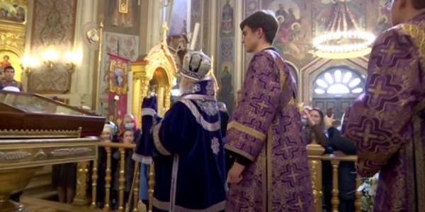 Митрополит Павел совершил последнюю литургию на Кубани перед отъездом в Москву
