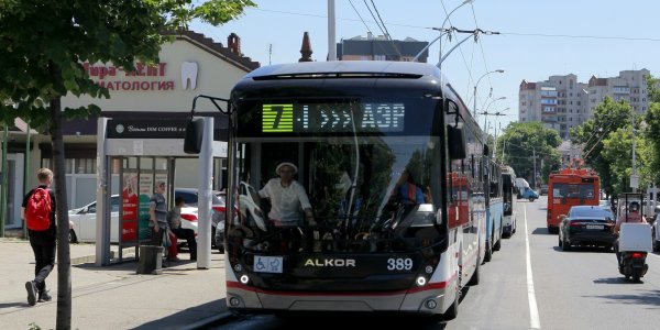 В Краснодаре на маршрут вышел первый троллейбус собственной сборки. Фоторепортаж