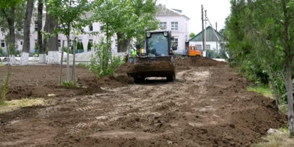 В Крымском районе по нацпроекту к середине лета благоустроят станичный парк