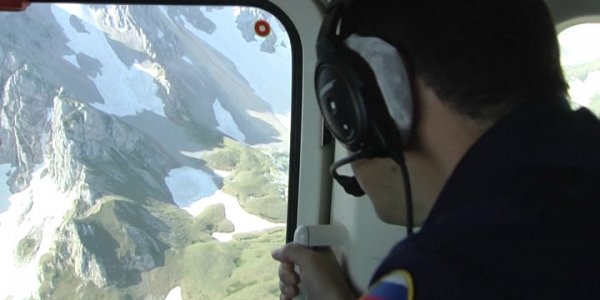 Сергей Штриков совершил вертолетный облет горной части Краснодарского края