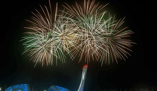 В Олимпийском парке Сочи два месяца будет проходить «Парад фейерверков»