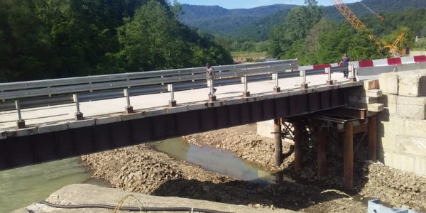 В Туапсинском районе начали капитальный ремонт моста через реку Пшенахо
