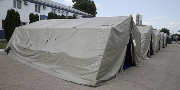 В Краснодаре развернут палаточный лагерь для «пострадавших от землетрясения»