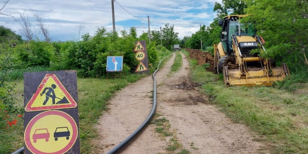 В Новокубанском районе построили новый газопровод