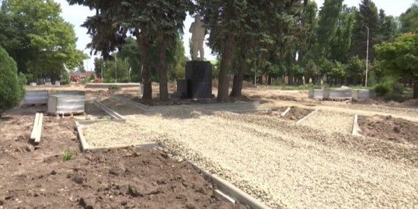 В Каневском районе на реконструкцию парка по нацпроекту выделили 47 млн рублей