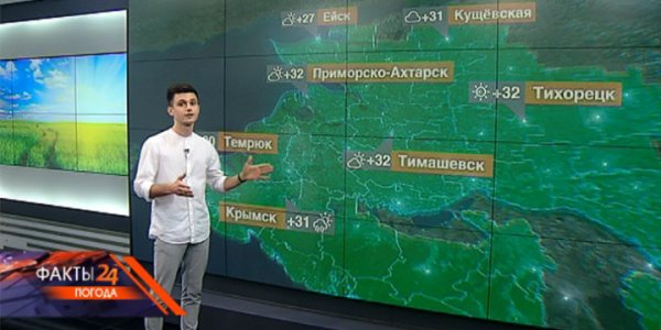 На Кубани 8 июля синоптики прогнозируют преимущественно сухую погоду