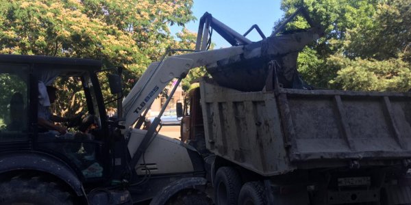 В Шепсинском поселении Туапсинского района расчистили от мусора дворы и дороги