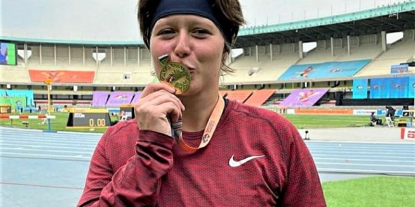 Кубанская метательница диска Виолетта Игнатьева завоевала золото ЧМ U20