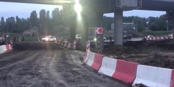 В Анапе возобновили движение на федеральной трассе в Керчь