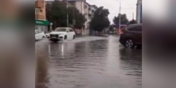 В Кавказском районе подтопило несколько домов