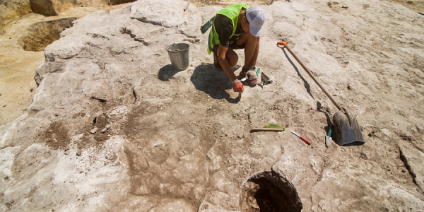 В Анапе во время реконструкции автодороги нашли античную каменоломню