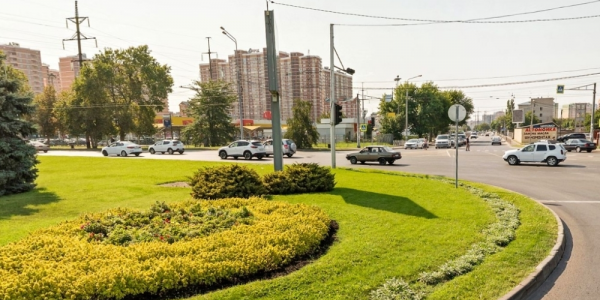 В Краснодаре ввели новую схему движения транспорта в микрорайоне Гидростроителей