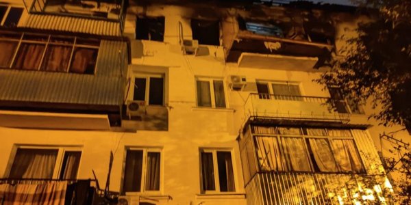 В Краснодаре из-за хлопка бытового газа произошел пожар в многоэтажке