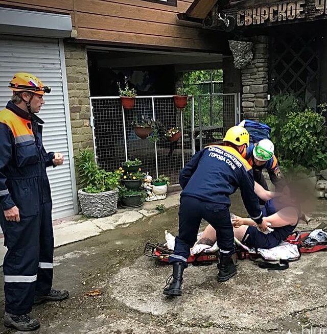 В Сочи туристка повредила ногу в Свирском ущелье