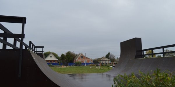 В Ейском районе на деньги от курортного сбора построили скейт-площадку