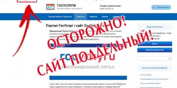 Полиция Каневского района предупреждает о сайте-двойнике «Госуслуг»