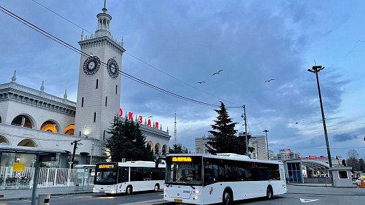 В Сочи изменят схему движения общественного транспорта на Красную Поляну