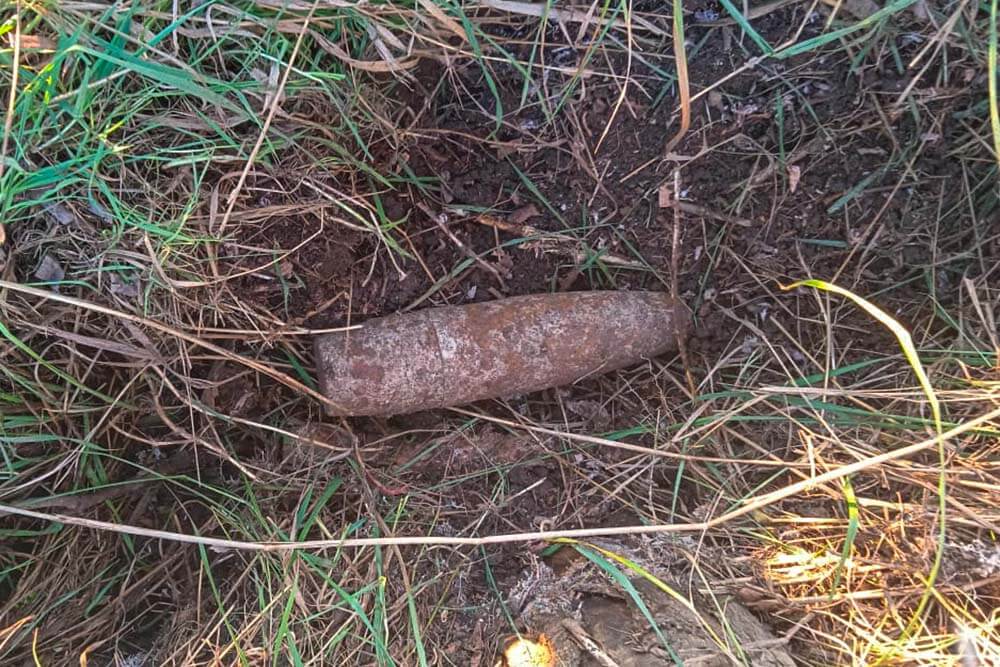 Житель Каневского района нашел снаряд времен Великой Отечественной войны