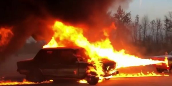 Краснодарский механик проверил живучесть «шестерки» под ударом машины-огнемета