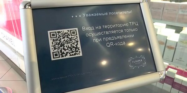 Как проверяют QR-коды о вакцинации в краснодарском ТРЦ «Галерея»