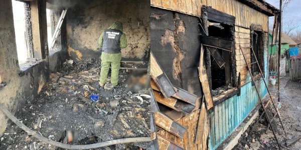 В Крыловском районе при пожаре погибли две женщины и 2-летний ребенок