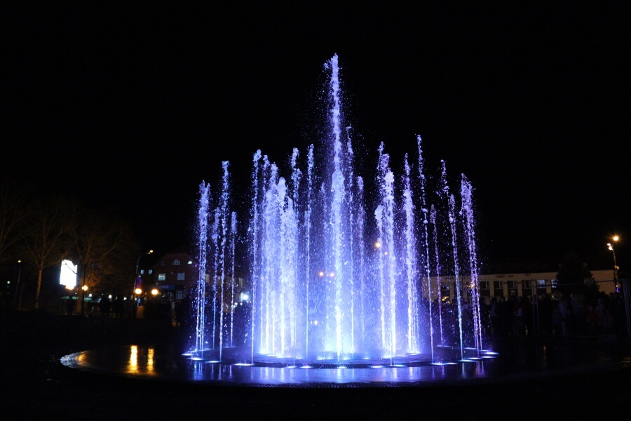 В Усть-Лабинске открыли танцующий фонтан